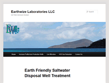 Tablet Screenshot of earthwizelabs.com